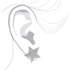Large Diamond Star Earrings 0.20ct Sterling Silver -Fashion Accessories Shop diamond star earrings 020ct sterling silver p 47922 bodwh
