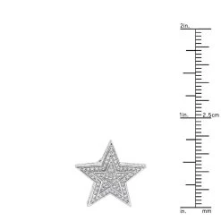 Large Diamond Star Earrings 0.20ct Sterling Silver -Fashion Accessories Shop diamond star earrings 020ct sterling silver p 47922 rulerwh