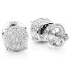 Diamond Stud Earrings 0.25ct Sterling Silver