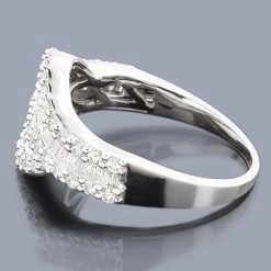 Diamond Swirl Ring 14K White Gold 1.25ct -Fashion Accessories Shop diamond swirl ring 14k gold 125ct p 38705back