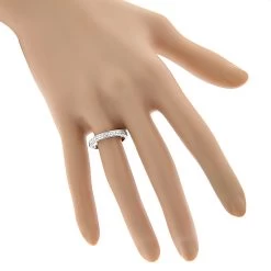 Diamond Wedding Band For Women 1/3ct Thin Antique Style Ring 14K White Gold -Fashion Accessories Shop diamond wedding band for women 12ct thin antique style ring 14k gold 3