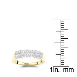 Diamond Wedding Bands 14K Yellow Gold Designer Diamond Band 0.60ct -Fashion Accessories Shop diamond wedding bands 14k designer diamond band 060ct p 6517 rulerye