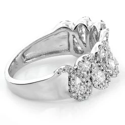 Diamond Wedding Bands For Women 1.4ct Unique Ladies Diamond Ring 14K White Gold -Fashion Accessories Shop diamond wedding bands for women 14ct unique ladies diamond ring 14k gold 2