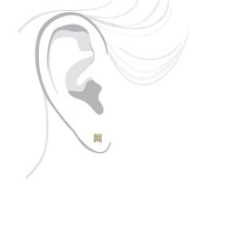 Discounted Diamond Earrings Cubes 10K Yellow Gold Studs For Men & Women 1/3ct -Fashion Accessories Shop discount diamond earrings studs in 10k gold 12ct bodye