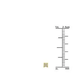 Discounted Diamond Earrings Cubes 10K Yellow Gold Studs For Men & Women 1/3ct -Fashion Accessories Shop discount diamond earrings studs in 10k gold 12ct rulerye