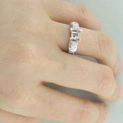 Engagement Ring Settings 18K White Gold Diamond Setting .75ct -Fashion Accessories Shop engagement ring settings 18k gold diamond setting 75ct p 6212bod