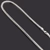 Franco Chain In Silver 24-36" 3mm -Fashion Accessories Shop franco chain in silver 36 3mm p 44392