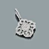 Gold Diamond Flower Pendant 0.29ct 14K White Gold 2 Gold Diamond Flower Pendant 0.29ct 14K White Gold -Fashion Accessories Shop gold diamond flower pendant 029ct 14k gold 1