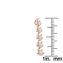 Ladies Diamond 14K Rose Gold Journey Jewelry Collection Item 0.5ct -Fashion Accessories Shop gold diamond journey jewelry collection item 060ct p 39 rulerro