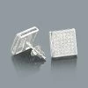 Gold Pave Diamond Stud Earrings 0.41ct 10K White Gold -Fashion Accessories Shop gold pave diamond stud earrings 041ct 10k p 50015