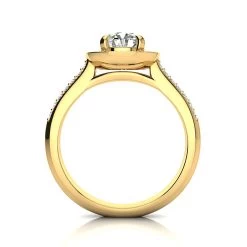 Halo Designer 18K Yellow Gold G/VS Round Diamond Engagement Ring 1.1ct By Luxurman 13 Halo Designer 18K Yellow Gold G/VS Round Diamond Engagement Ring 1.1ct By Luxurman -Fashion Accessories Shop halo designer 18k gold gvs round diamond engagement ring 11ct by luxurman bod