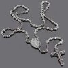 Hip Hop Black Diamond Rosary Chain Necklace 1 Hip Hop Black Diamond Rosary Chain Necklace -Fashion Accessories Shop hip hop jewelry black diamond rosary chain necklace p 35670