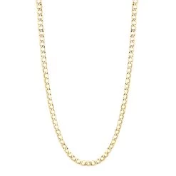 Hollow 10K Yellow Gold Curb Chain For Men 6mm Wide -Fashion Accessories Shop hollow 10k gold curb chain for men 6mm wide box