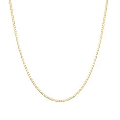 Hollow 14K Yellow Gold Curb Chain For Men & Women 5.5mm Wide -Fashion Accessories Shop hollow 14k gold curb chain for men women 55mm wide boxye