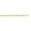 Hollow 14K Yellow Gold Gucci Chain For Men & Women Mariner Puffed 4.5mm Wide