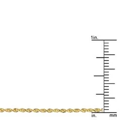 Hollow 14K Yellow Gold Rope Chain For Men & Women 1.5mm Wide -Fashion Accessories Shop hollow 14k gold rope chain for men women 15mm wide rulerye
