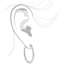 1.5in 14K White Gold Diamond Hoop Earrings Inside Out 1ct By Luxurman 13 1.5in 14K White Gold Diamond Hoop Earrings Inside Out 1ct By Luxurman -Fashion Accessories Shop hoop earrings 14k diamond hoop earrings inside out 116 p 6930 bodwh