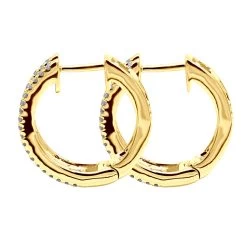 14K White Gold Natural Blue Sapphire And Diamond Huggie Earrings For Women 1ct 14 14K White Gold Natural Blue Sapphire And Diamond Huggie Earrings For Women 1ct -Fashion Accessories Shop jewelry 14k gold natural blue sapphire and diamond huggie earrings for women 085ct backye