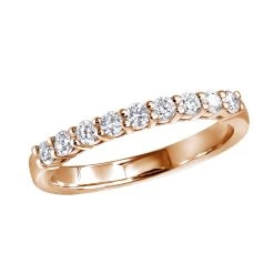 18K White Gold G VS Diamond Band For Women LUXURMAN 9 Stone Anniversary Ring -Fashion Accessories Shop jewelry 18k gold g vs diamond band for women luxurman 9 stone anniversary ring ro