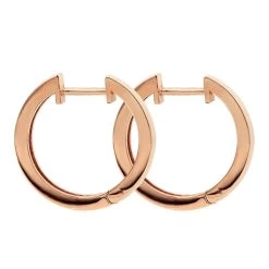 Classy Small 1/2 Inch Diamond Hoop Earrings 14K Yellow Gold Huggies Round Diamonds -Fashion Accessories Shop jewelry classy small 12 inch diamond hoop earrings 14k gold huggies round diamonds backro