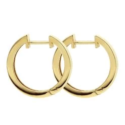 Classy Small 1/2 Inch Diamond Hoop Earrings 14K Yellow Gold Huggies Round Diamonds -Fashion Accessories Shop jewelry classy small 12 inch diamond hoop earrings 14k gold huggies round diamonds backye