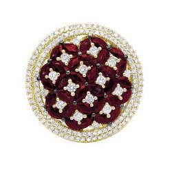 Unique Halo Circle Diamond Right Hand Ring For Women With Rubies 14K Rose Gold 10 Unique Halo Circle Diamond Right Hand Ring For Women With Rubies 14K Rose Gold -Fashion Accessories Shop jewelry halo circle diamond right hand ring for woman with ruby 14k gold 26213 ye