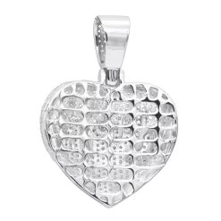 14K Yellow Gold Iced Out Dripping Heart Diamond Pendant For Women 1.3ct -Fashion Accessories Shop jewelry real 14k gold iced out dripping heart diamond pendant for women 13ct backwh
