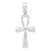 Small Egyptian Ankh Diamond Cross Pendant 14K White Gold Symbol Of Life 0.2ct -Fashion Accessories Shop jewelry small egyptian ankh diamond cross pendant in 14k gold symbol of life 02ct mainwh
