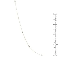 Unique 36inch Blue Diamonds By The Yard Women's Necklace 14K Yellow Gold Chain 1.4ct -Fashion Accessories Shop jewelry unique 36inch blue diamonds by the yard womens necklace 14k gold chain 14ct rulerye