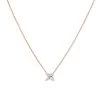 Unique Ladies 14K Rose Gold Flower Neckace With 1 Carat Marquise Cut Diamonds -Fashion Accessories Shop jewelry unique ladies 14k gold flower neckace with 1 carat marquise cut diamonds mainro