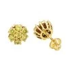 Women's Or Men's 1.5 Carat Yellow Diamonds Cluster Stud Earrings 14K Yellow Gold -Fashion Accessories Shop jewelry womens or mens 15 carat yellow diamonds cluster stud earrings in 14k gold 407104 mainye