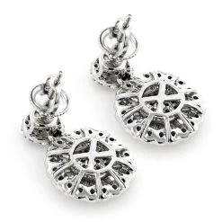 Ladies 18K White Gold Designer Diamond Earrings 1.78ct -Fashion Accessories Shop ladies 18k gold designer diamond earrings 178ct p 7153 backwh