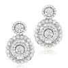 Ladies 18K White Gold Designer Diamond Earrings 1.78ct -Fashion Accessories Shop ladies 18k gold designer diamond earrings 178ct p 7153 wh