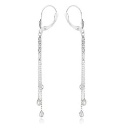 Ladies Chandelier Earrings With Diamonds By The Yard 0.6ct 14K White Gold 11 Ladies Chandelier Earrings With Diamonds By The Yard 0.6ct 14K White Gold -Fashion Accessories Shop ladies chandelier earrings with diamonds by the yard 06ct 14k gold backwh