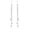 Ladies Chandelier Earrings With Diamonds By The Yard 0.6ct 14K White Gold -Fashion Accessories Shop ladies chandelier earrings with diamonds by the yard 06ct 14k gold mainwh