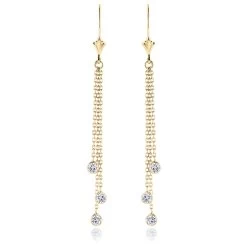 Ladies Chandelier Earrings With Diamonds By The Yard 0.6ct 14K White Gold 9 Ladies Chandelier Earrings With Diamonds By The Yard 0.6ct 14K White Gold -Fashion Accessories Shop ladies chandelier earrings with diamonds by the yard 06ct 14k gold ye