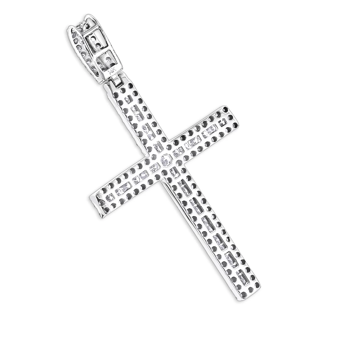 Ladies Diamond Crosses 14K White Gold Diamond Cross Pendant 1.36ct 6 Ladies Diamond Crosses 14K White Gold Diamond Cross Pendant 1.36ct - Image 4