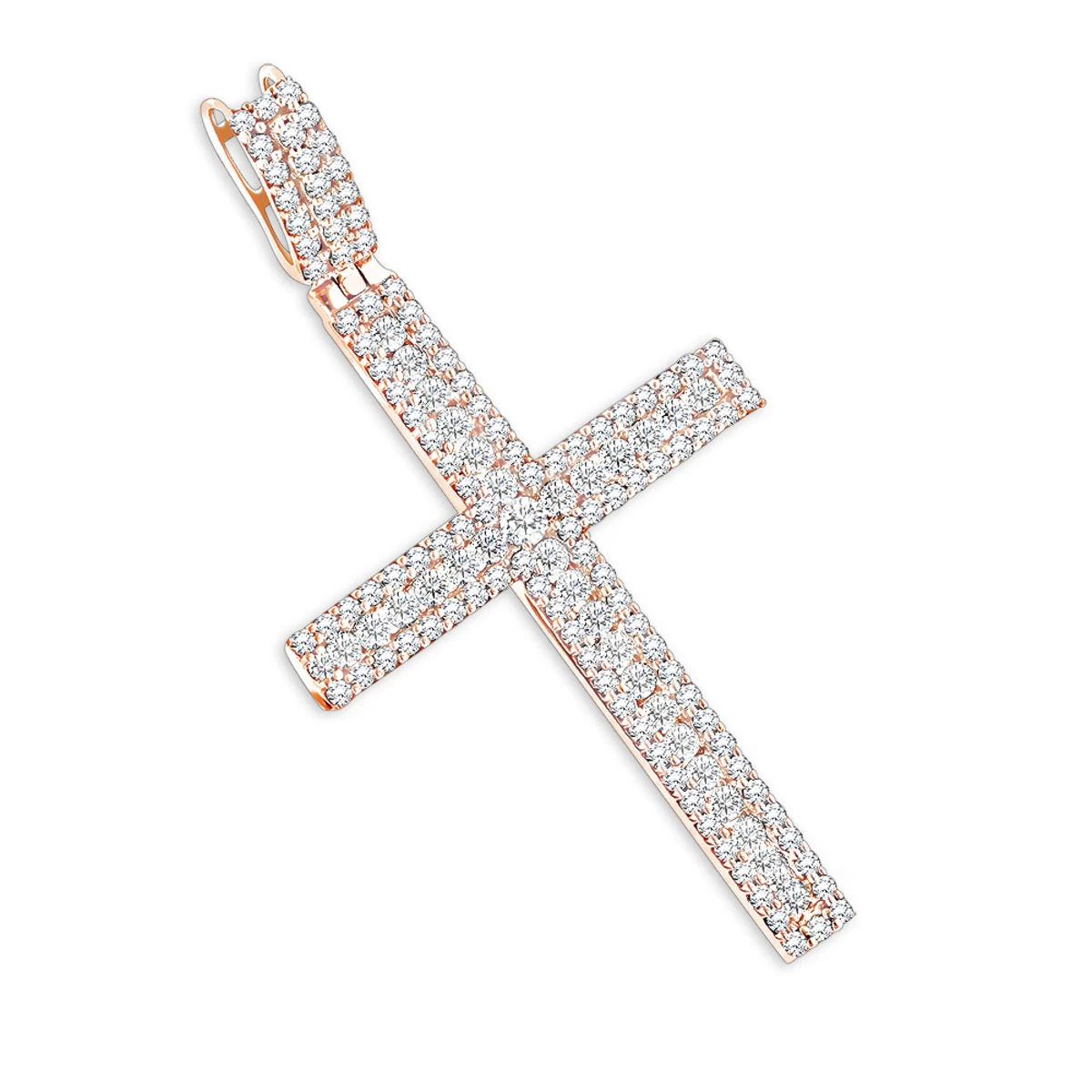 Ladies Diamond Crosses 14K White Gold Diamond Cross Pendant 1.36ct 5 Ladies Diamond Crosses 14K White Gold Diamond Cross Pendant 1.36ct - Image 3
