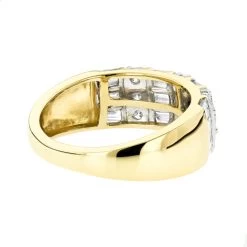 14K Yellow Gold Diamond Ring 1.57ct For Women -Fashion Accessories Shop ladies diamond rings 14k gold diamond ring 157ct p 6993 backye