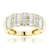 14K Yellow Gold Diamond Ring 1.57ct For Women