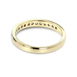 Thin Ladies Diamond Wedding Band 0.3ct 14K Yellow Gold Stackable Ring -Fashion Accessories Shop ladies diamond wedding band 03ct 14k gold backye