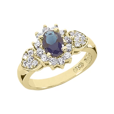 Ladies Ruby And Diamond Flower Ring 14K White Gold 0.30ctd 0.75ctr 4 Ladies Ruby And Diamond Flower Ring 14K White Gold 0.30ctd 0.75ctr - Image 2