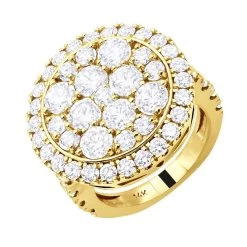 Large 5 Carat Diamond Ring For Women 14K White Gold -Fashion Accessories Shop large 5 carat diamond ring for women in 14k yellow rose or white gold ye 20220102