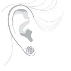 Luxurman 1 1/2ct Diamond Flower Cluster Earrings Studs 14K White Gold 12 Luxurman 1 1/2ct Diamond Flower Cluster Earrings Studs 14K White Gold -Fashion Accessories Shop luxurman 1 12ct diamond flower cluster earrings studs in 14k gold bodwh