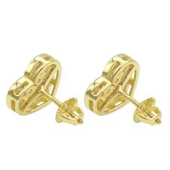 Luxurman Heart Shaped Diamond Earrings For Women 14K Yellow Gold Studs 0.76ct -Fashion Accessories Shop luxurman heart shaped diamond earrings for women 14k gold studs 076ct backye