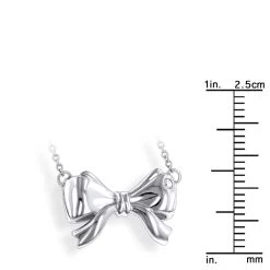 Luxurman Love Quotes Necklace Sterling Silver Diamond Bow Pendant For Women -Fashion Accessories Shop luxurman love quotes necklace sterling silver diamond bow pendant for women rulerwh