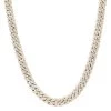 Luxurman Men's 10K Yellow Gold Miami Cuban Link Chain Necklace With Diamonds 23ct -Fashion Accessories Shop luxurman mens necklaces 14k gold miami cuban link chain with diamonds 23ct mainye