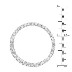 Luxurman Platinum Circle Of Life Diamond Pendant For Women 4 Carat Necklace -Fashion Accessories Shop luxurman platinum circle of life diamond pendant for women 4 carat necklace rulerwh