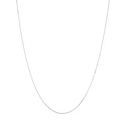 LUXURMAN Solid 10K White Gold Cable Chain For Women Adjustable 0.9mm -Fashion Accessories Shop luxurman solid 10k gold cable chain for women adjustable 09mm boxwh