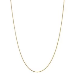 LUXURMAN Solid 10K Yellow Gold Curb Chain For Men & Women Gourmette 2mm Wide -Fashion Accessories Shop luxurman solid 10k gold curb chain for men women gourmette 2mm wide boxye